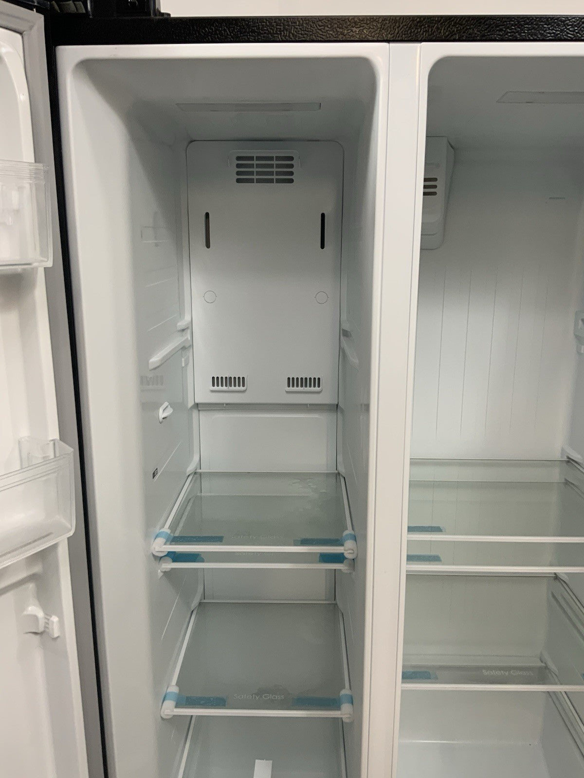 New Graded Bush MESBSB23E American Fridge Freezer - Black RRP £529 K69