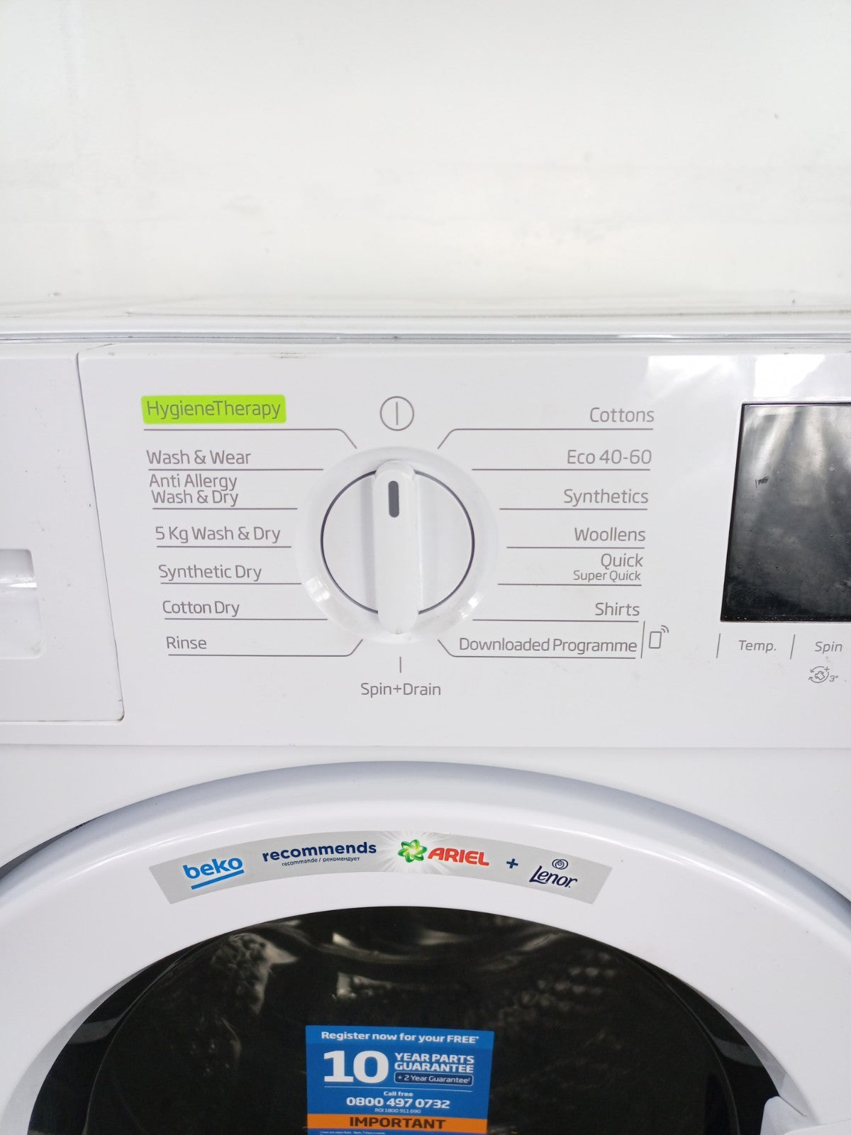 New Graded Beko WDIK854421F Integrated 8Kg/5Kg 1400 Washer DryerRRP£499 E30