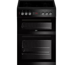 New Graded Black  Beko KDC653K 60cm Electric Double Cooker RRP£469 - UK Del S25