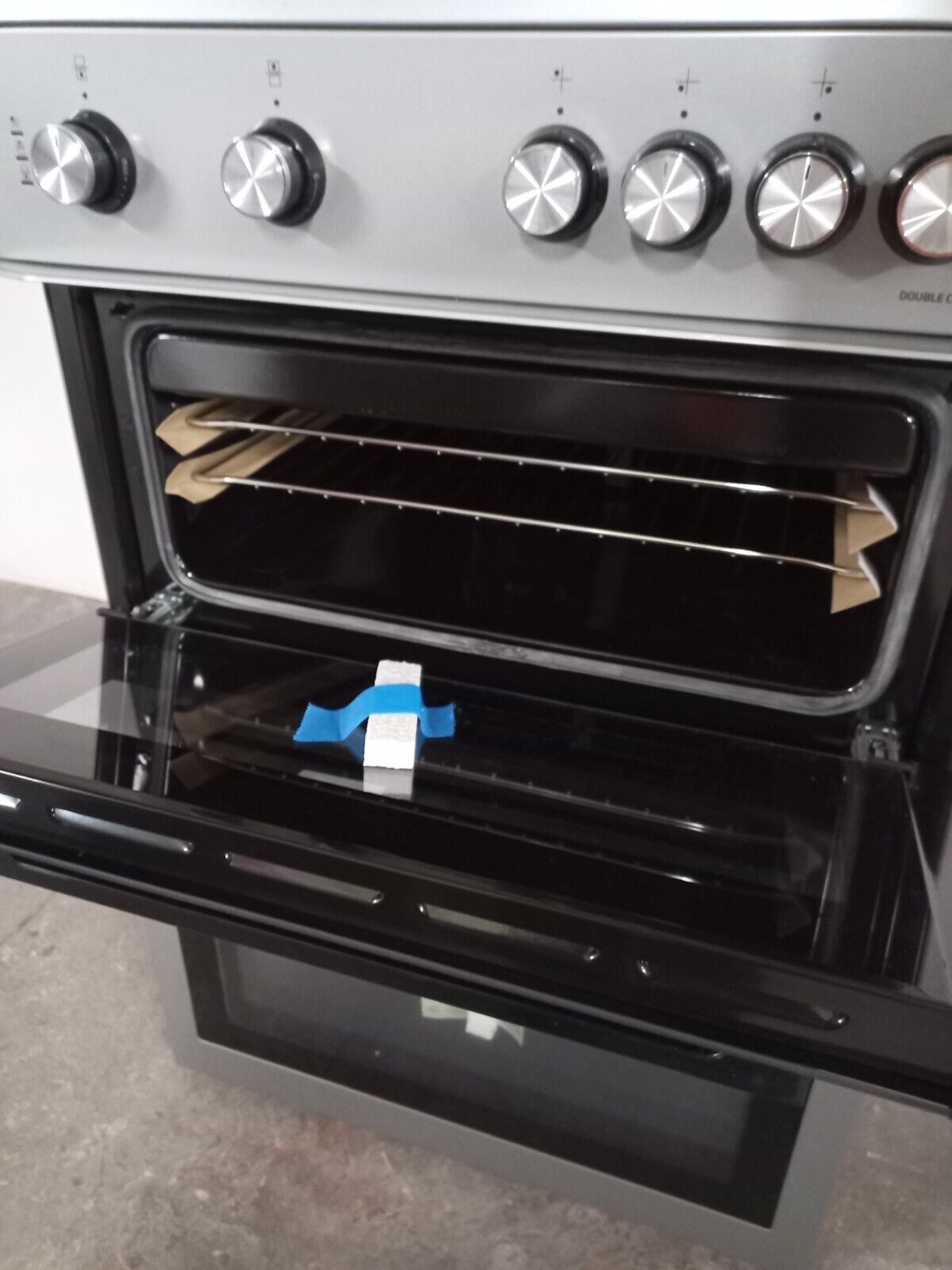 New Graded Silver Beko XTC611S 60cm Electric Ceramic Cooker RRP£479 - UK Del J15
