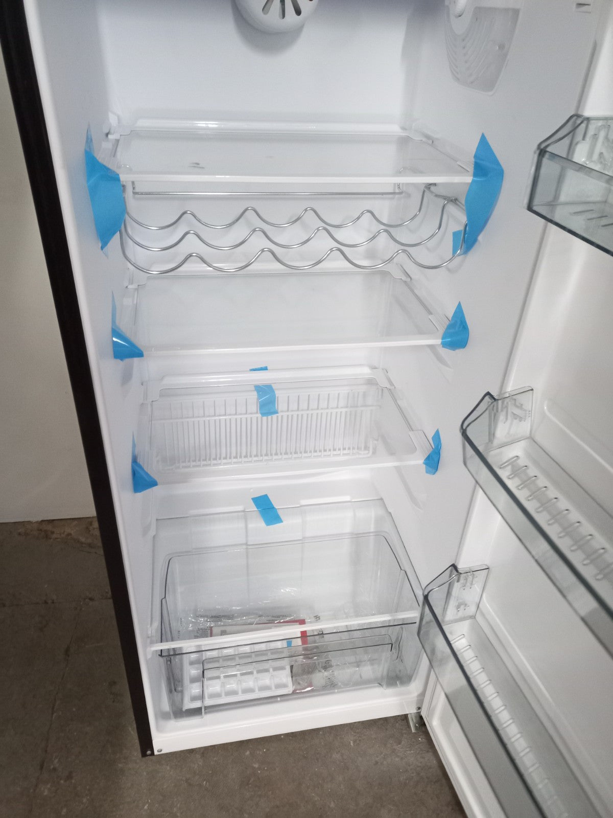 New Graded Retro Black Montpellier MAB341K Tall Fridge RRP£539  D87