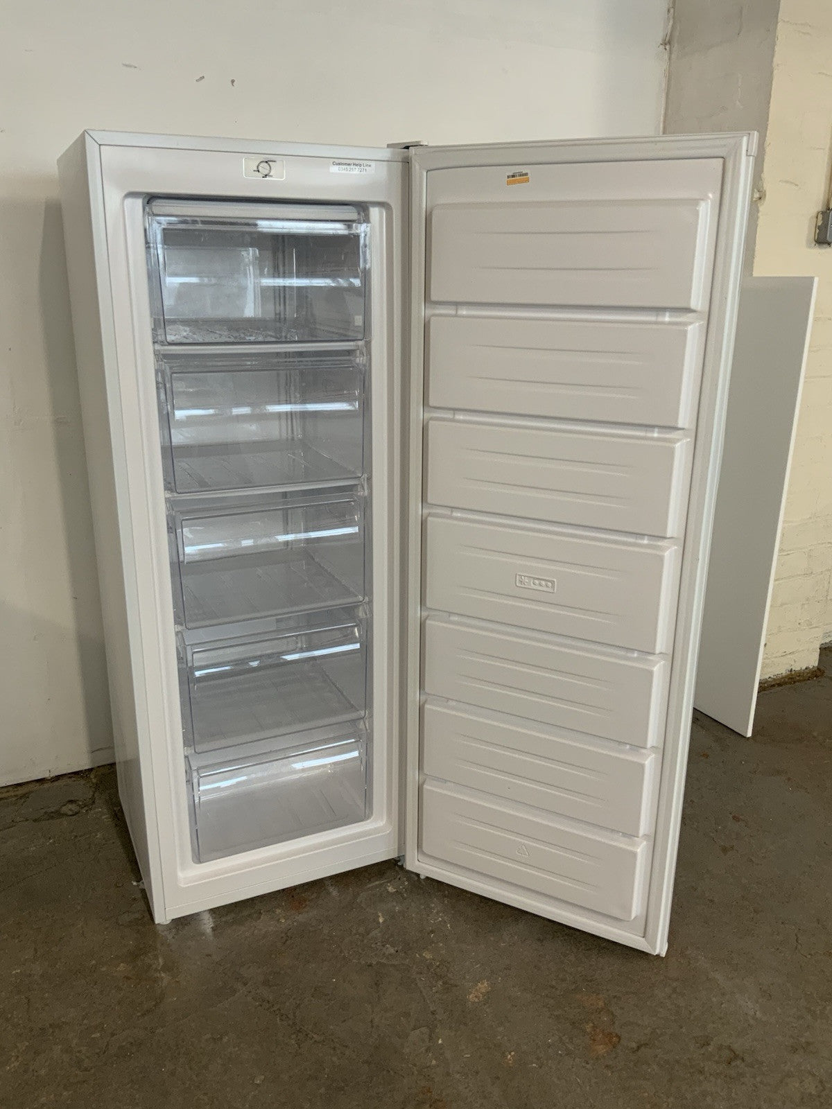 GRADED WHITE BUSH FREESTANDING FREEZER – ME55TFW23E - H18