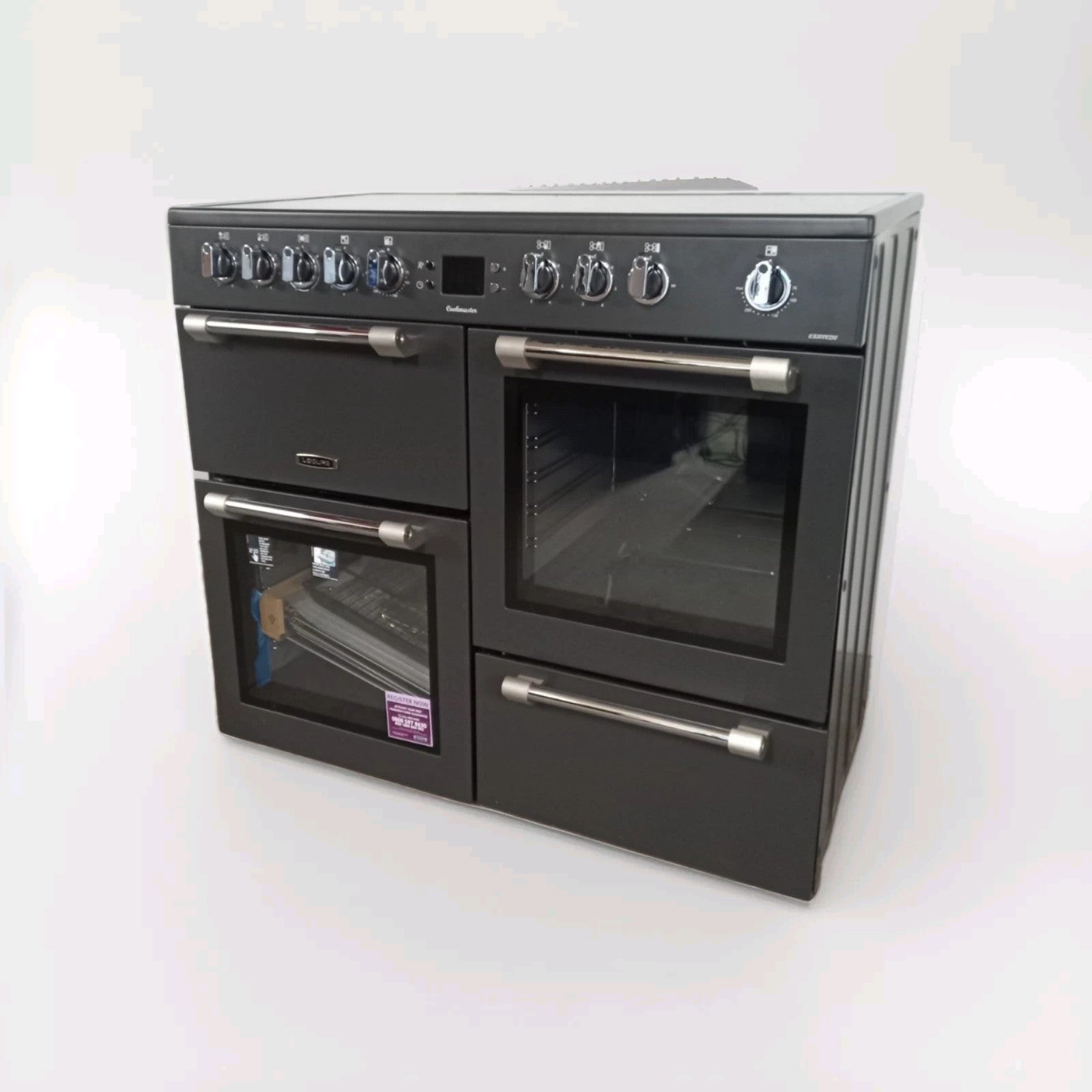 New Graded Anthracite  Leisure  CK100C210A Range Cooker 100cm RRP £1200 C1