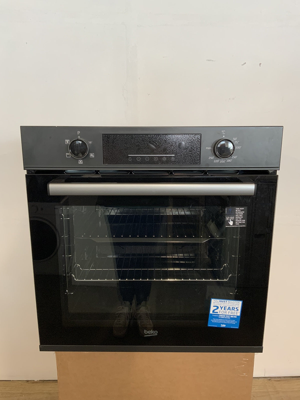 New Graded BEKO Pro AeroPerfect AirFry BBIFA12300AC Electric Oven – F38