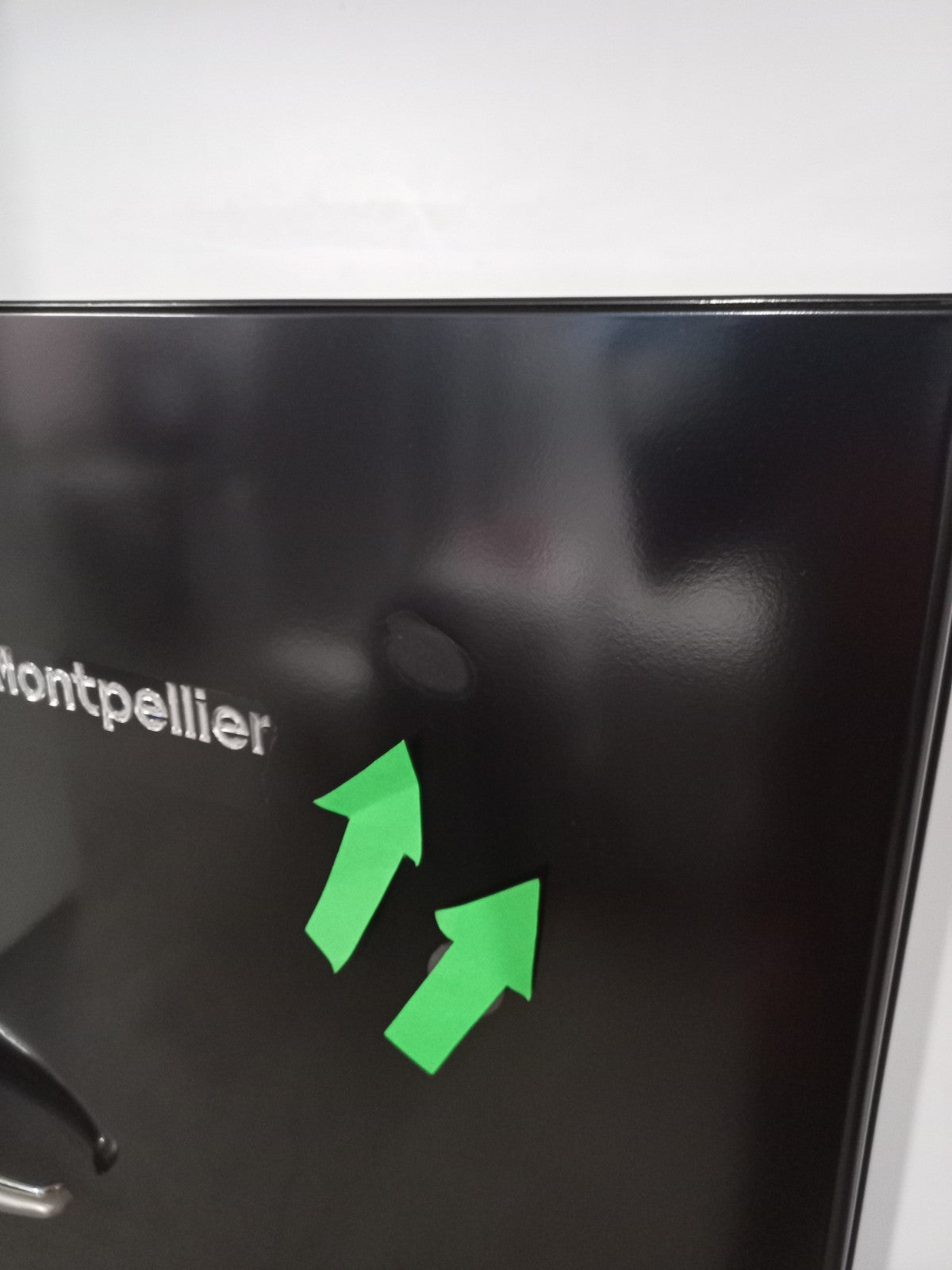 New Graded Retro Black Montpellier MAB341K Tall Fridge RRP£539  D87