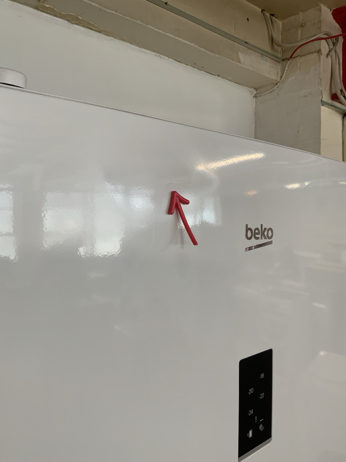 New Graded Beko FNP4686W Frost Free Freezer Suit Outbuildings--RRP £549! H15