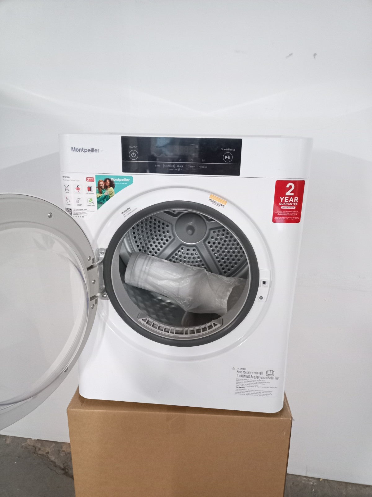 New Graded White Montpellier MTD30P 3KG Mini Vented Dryer Free UK Delivery B1