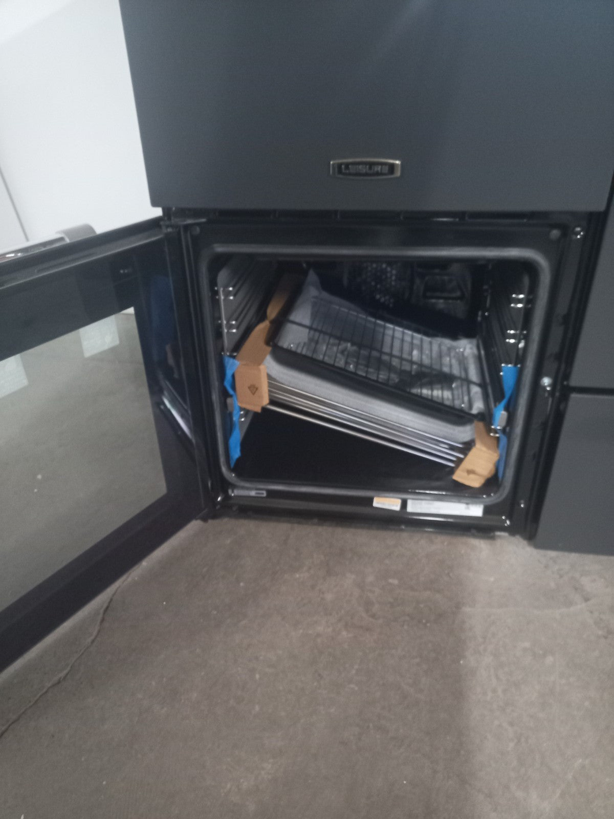 New Graded Anthracite  Leisure  CK100C210A Range Cooker 100cm RRP £1200 C1