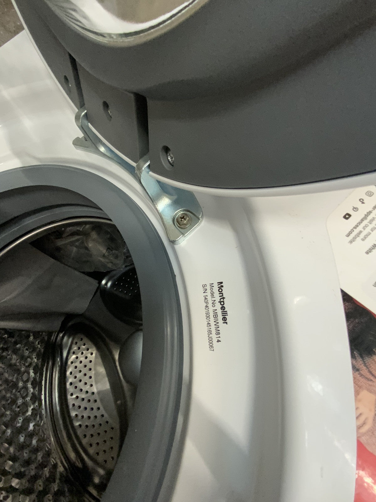 New Graded Montpellier MBIWM841 Integrated 8 kg 1400 Washing Machine RRP£399 F11