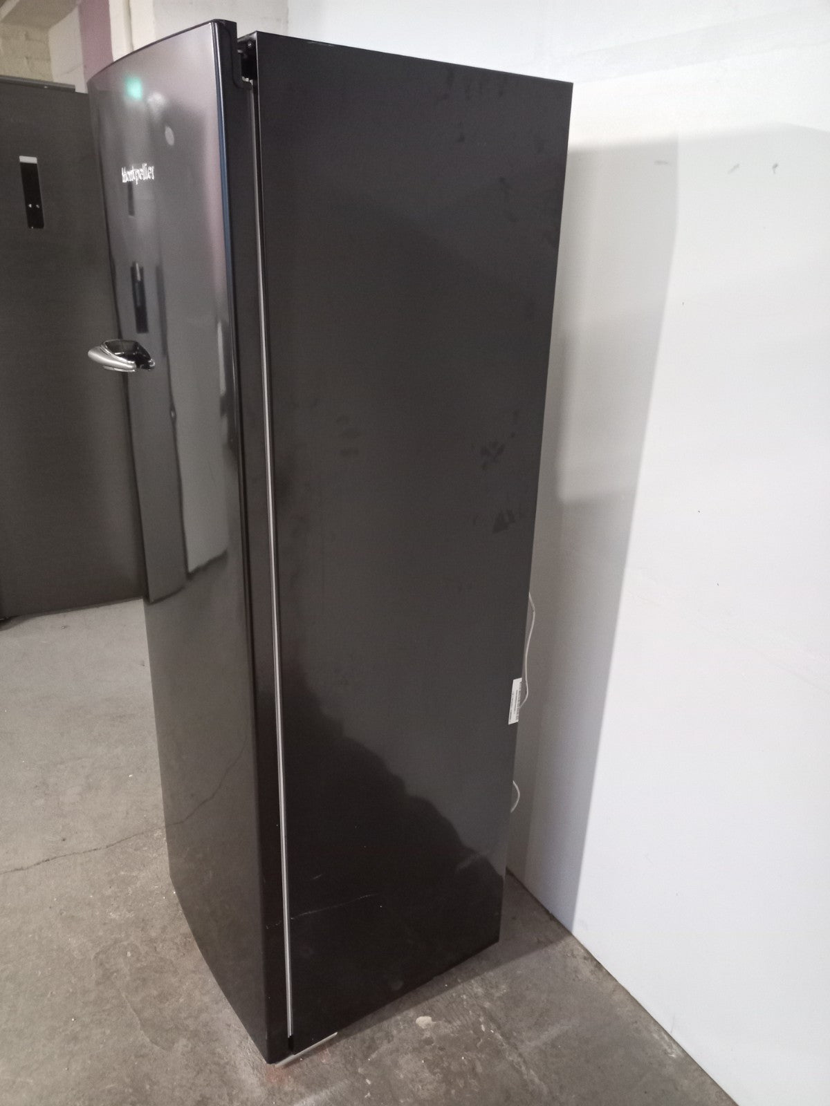 New Graded Retro Black Montpellier MAB341K Tall Fridge RRP£539  D87
