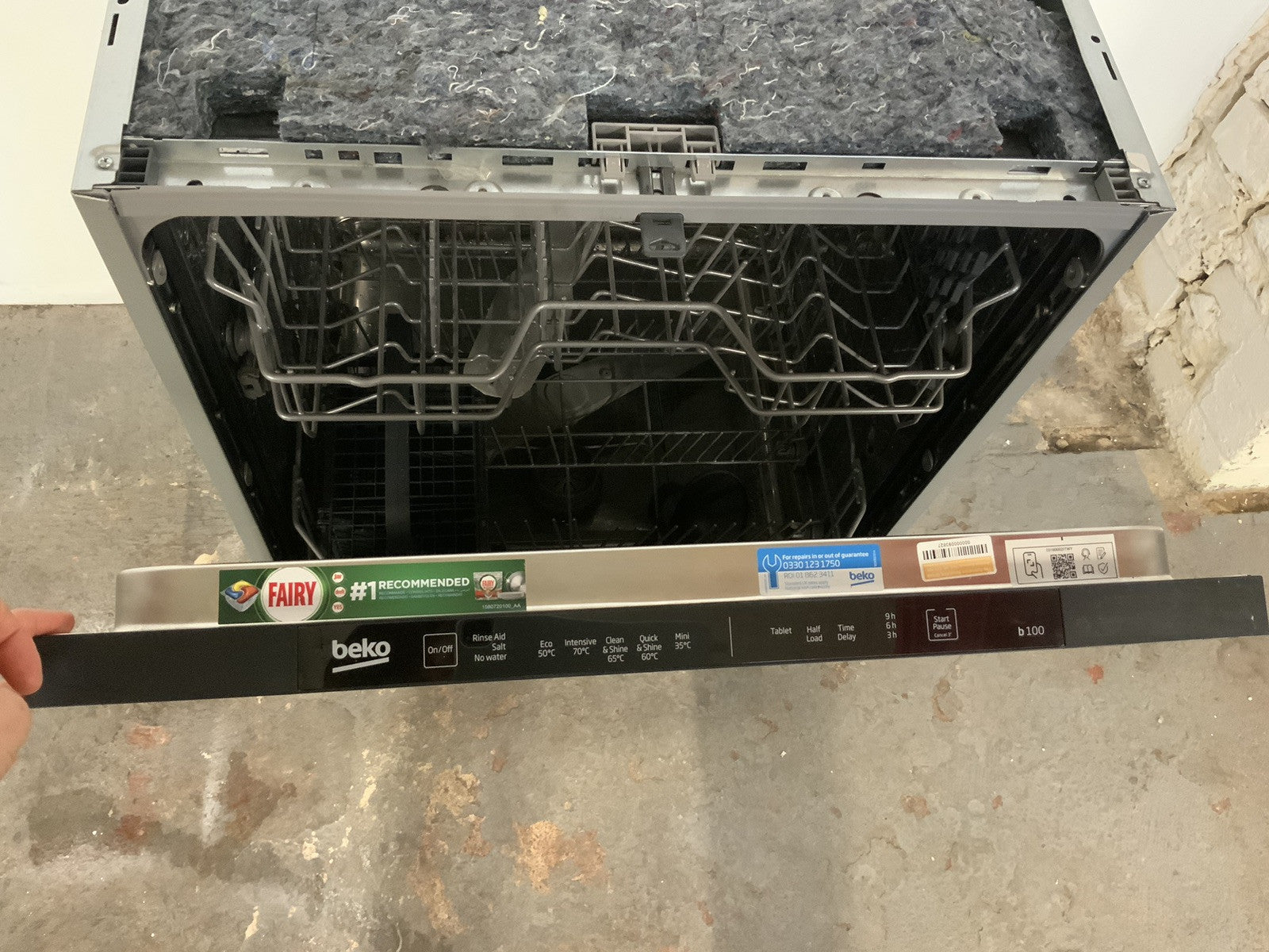 New Graded BEKO DIN15X20 Full-size Fully Integrated Dishwasher RRP £329 F8