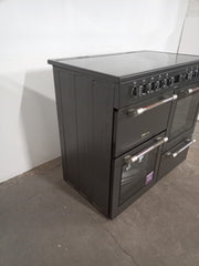 New Graded Anthracite  Leisure  CK100C210A Range Cooker 100cm RRP £1200 C1