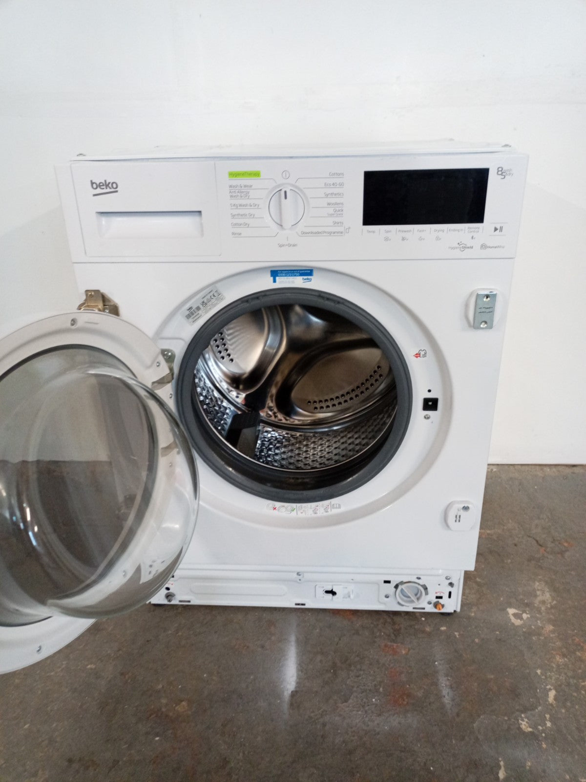 New Graded Beko WDIK854421F Integrated 8Kg/5Kg 1400 Washer DryerRRP£499 F6